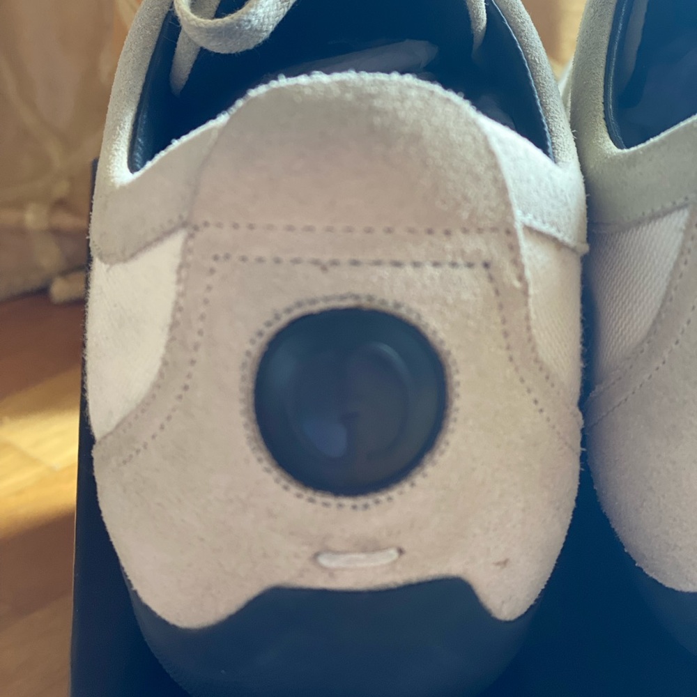 Gucci White Driving Shoe Size 8 1/2 - Picture 8 of 13